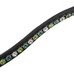 Velociti by Shires Frontriem GARA Green Diamante Zwart