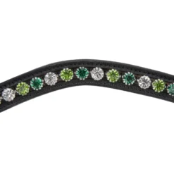 Velociti by Shires Frontriem GARA Green Diamante Zwart
