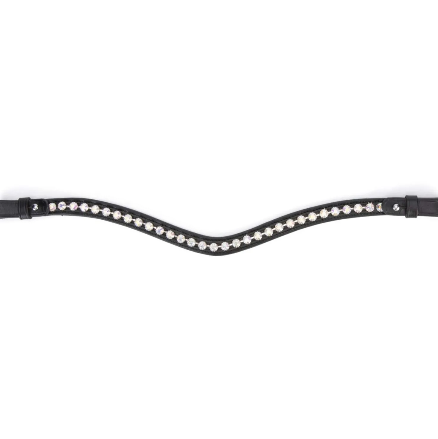 Velociti by Shires Frontriem GARA Iridescent Diamante Zwart