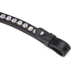 Velociti by Shires Frontriem GARA Iridescent Diamante Zwart