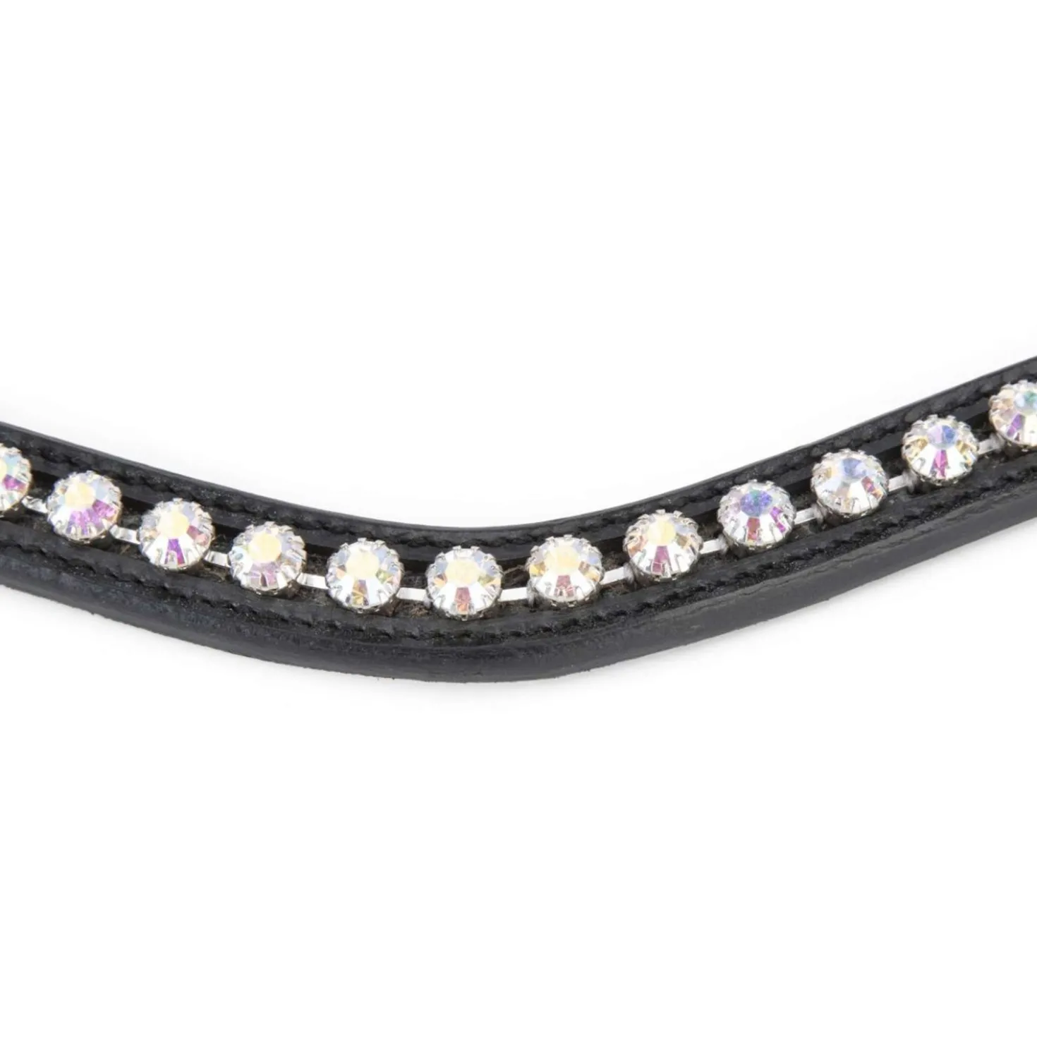 Velociti by Shires Frontriem GARA Iridescent Diamante Zwart