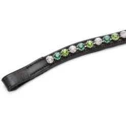 Velociti by Shires Frontriem GARA Green Diamante Havana