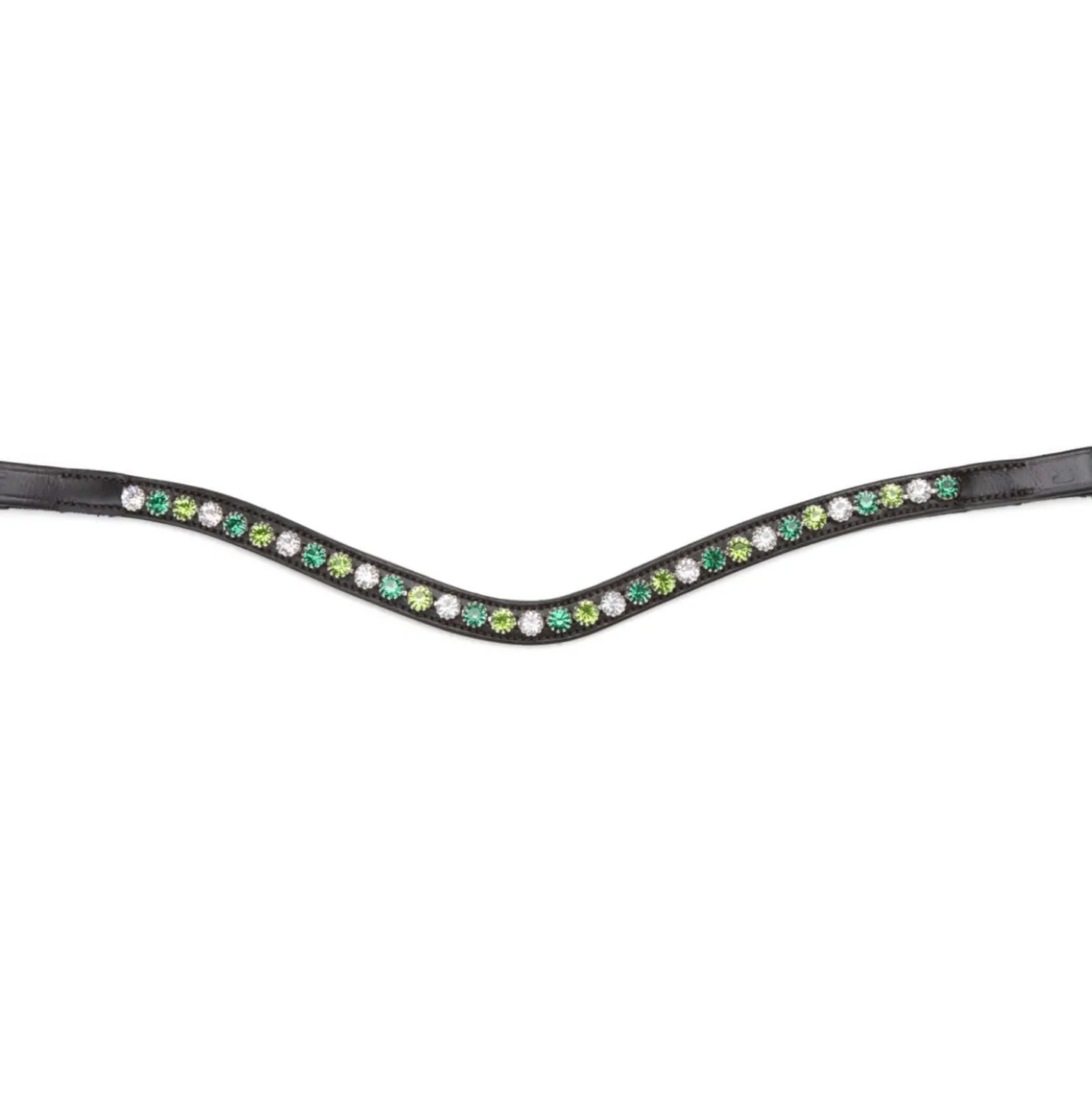 Velociti by Shires Frontriem GARA Green Diamante Havana