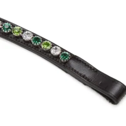 Velociti by Shires Frontriem GARA Green Diamante Havana