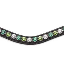 Velociti by Shires Frontriem GARA Green Diamante Havana