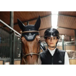 Veredus Cap Vita Breed Vizier Lak Zwart