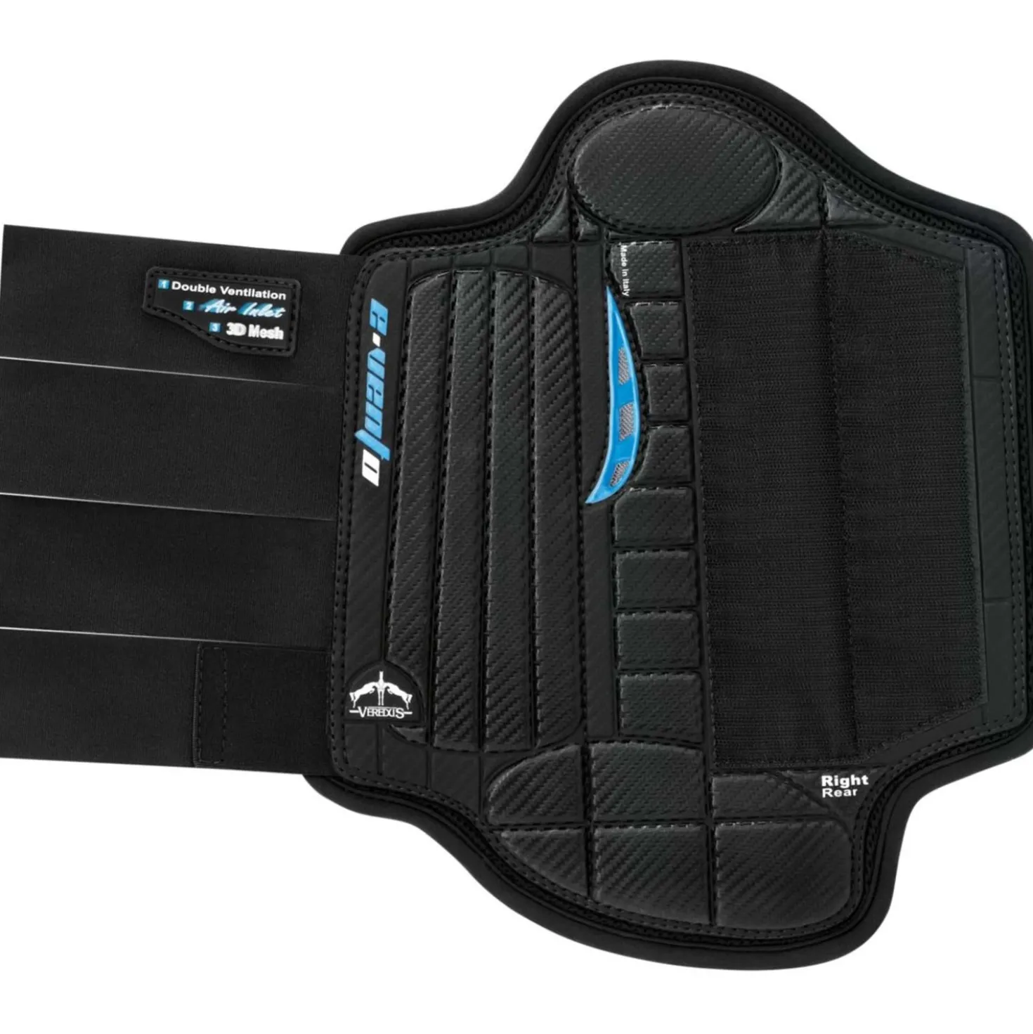 Veredus Cross Country Boots E-Vento Rear Zwart