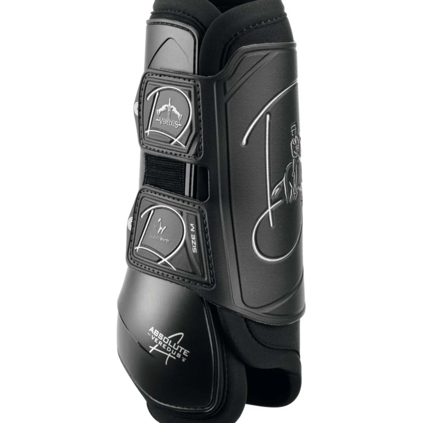 Veredus Peesbeschermers Absolute Easy Strap Front Zwart