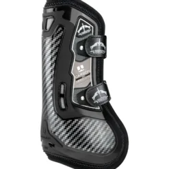 Veredus Peesbeschermers Carbon Gel Absolute Velcro Straps Front Zwart