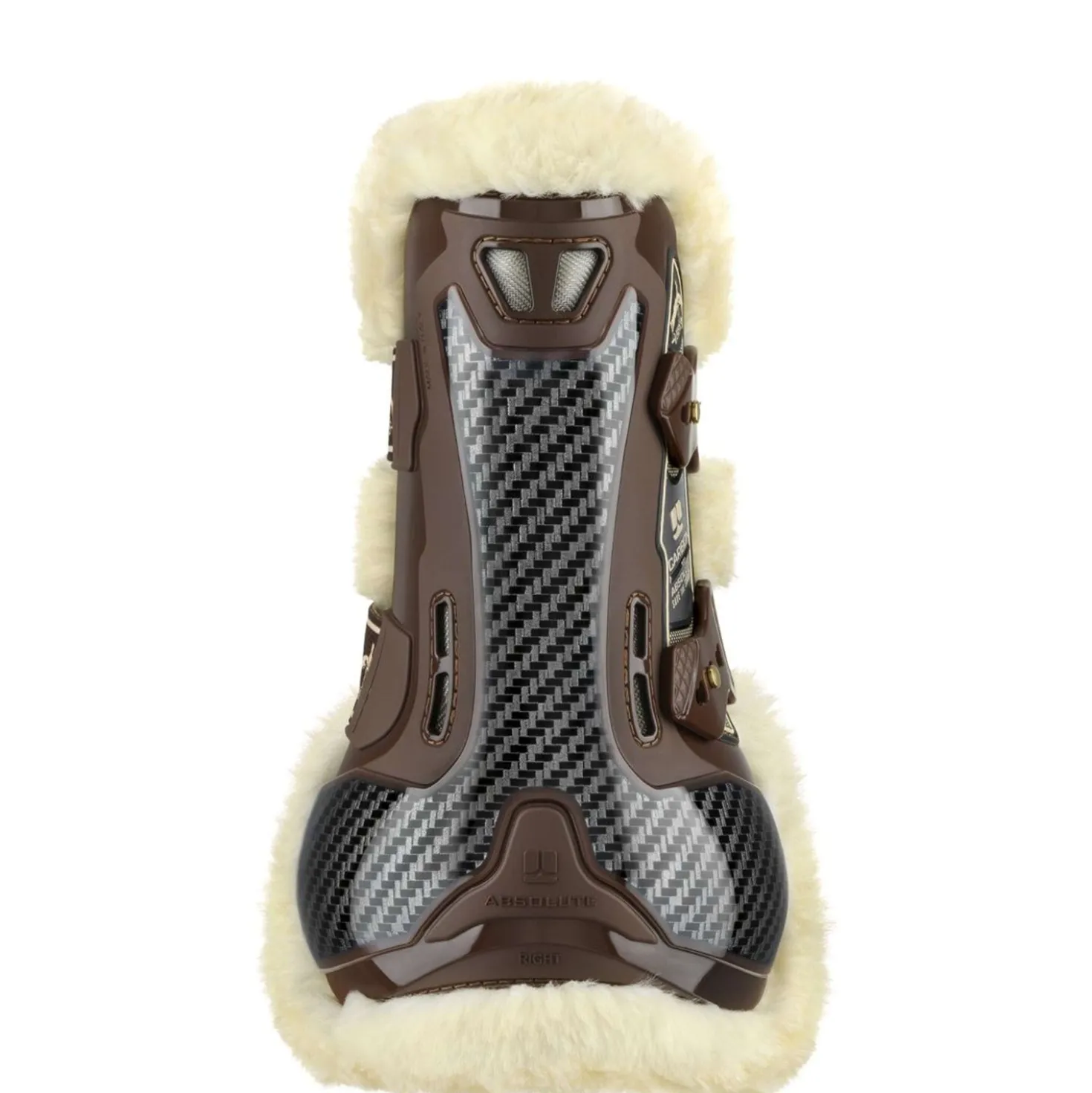 Veredus Peesbeschermers Carbon Gel Absolute Save the Sheep Front Bruin