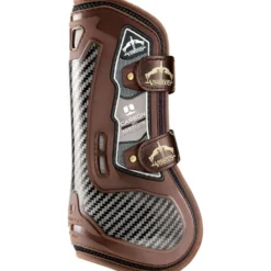 Veredus Peesbeschermers Carbon Gel Absolute Velcro Straps Front Bruin
