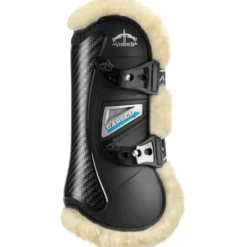 Veredus Peesbeschermers Carbon Gel Vento Front STS Zwart