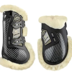 Veredus Peesbeschermers Carbon Gel Absolute Save the Sheep Front Zwart