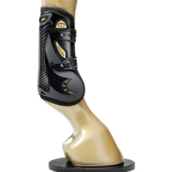 Veredus Peesbeschermers Grand Slam Carbon Gel Front Zwart/Goud