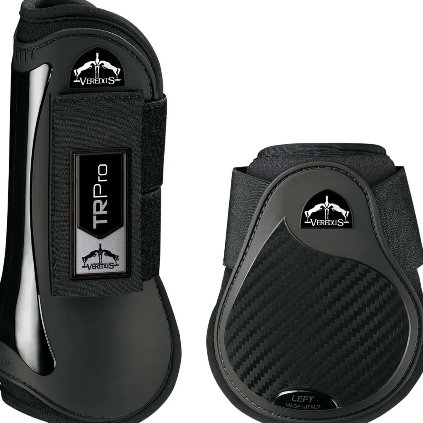 Veredus Peesbeschermers TR PRO Front Zwart