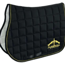 Veredus Zadeldekje Microfiber Springen Zwart/Goud