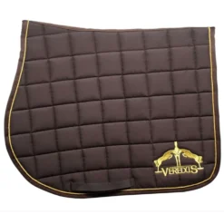 Veredus Zadeldekje Microfiber Springen Bruin/Goud