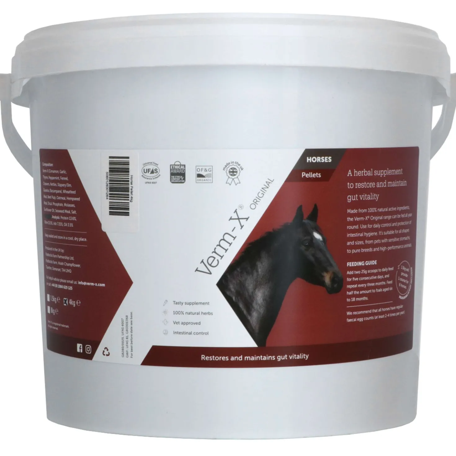 Verm-X Brokjes Extra Strong voor Paarden