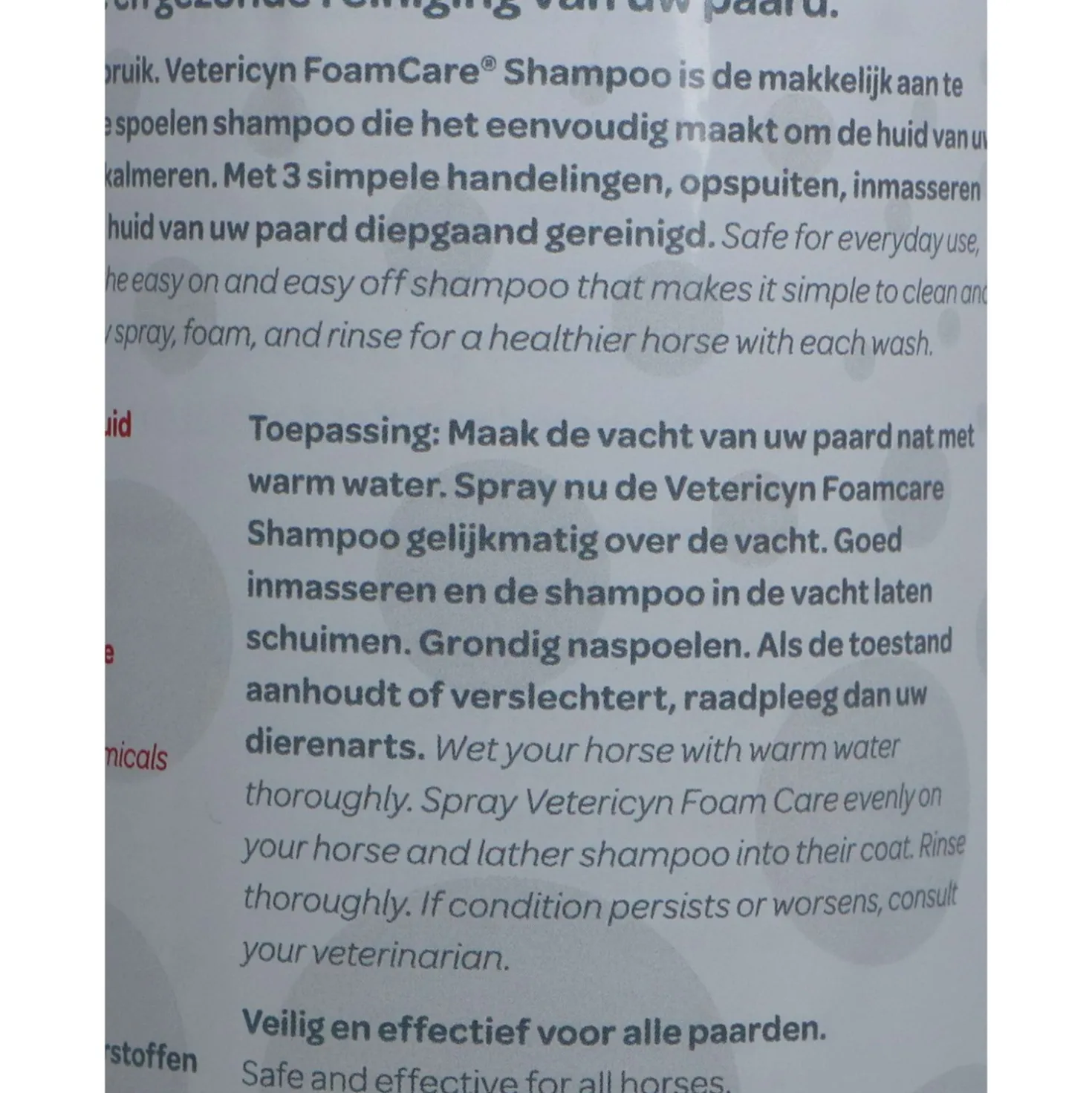 Vetericyn Foamcare Paardenshampoo Medicated