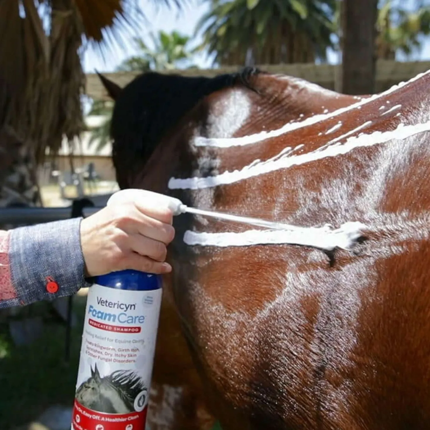 Vetericyn Foamcare Paardenshampoo Medicated