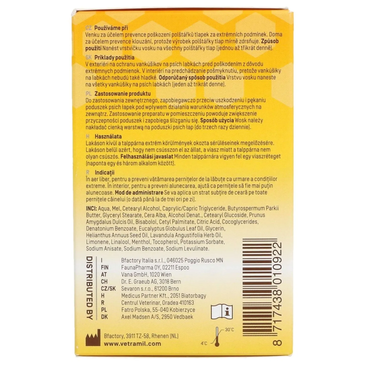 Vetramil Paw Wax