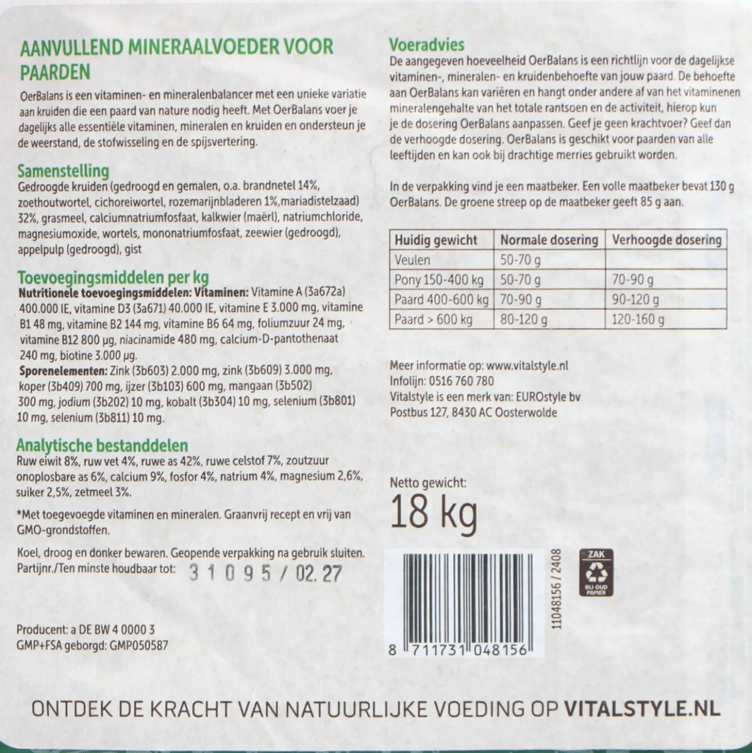 Vitalstyle Brok OerBalans