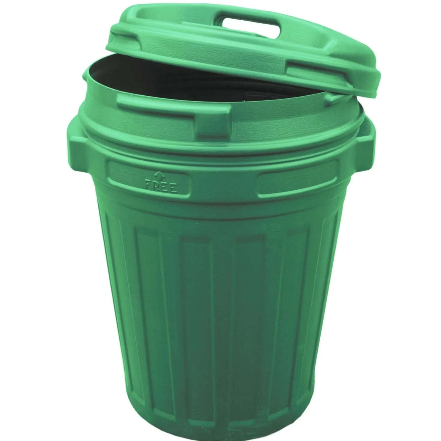 Voerton met Draaisluiting 70L Groen