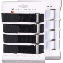 Waldhausen Bandagesluitingen 4 Stuk Zwart