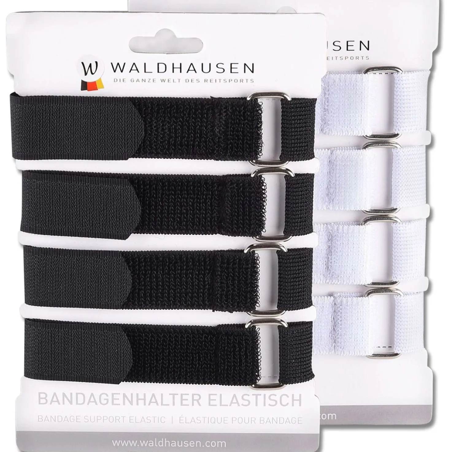 Waldhausen Bandagesluitingen 4 Stuk Zwart