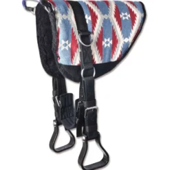 Waldhausen Bareback Pad Blauw/Rood