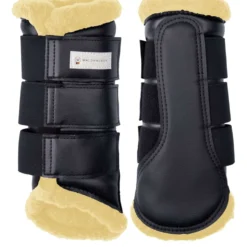 Waldhausen Beenbeschermers Soft Dressuur Zwart/Beige
