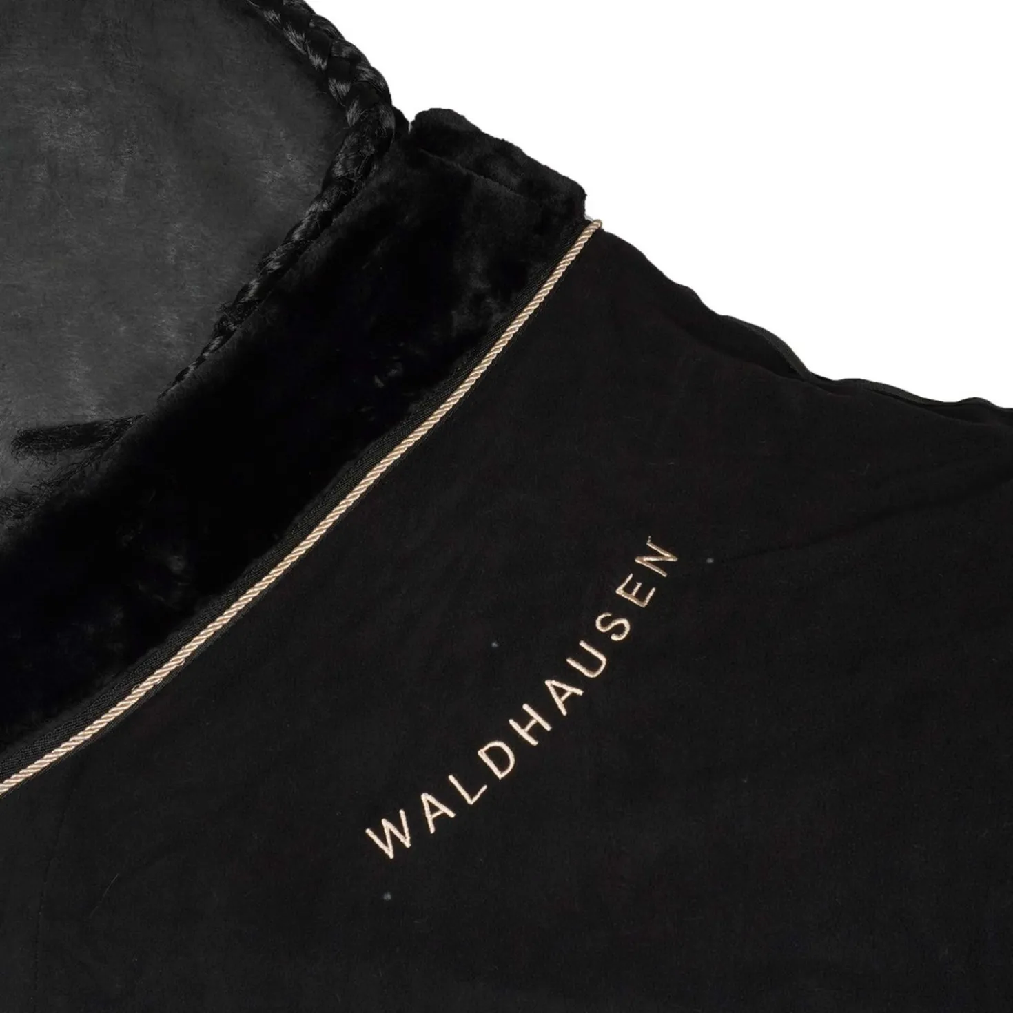 Waldhausen Fleecedeken Modern Zwart/Roségoud