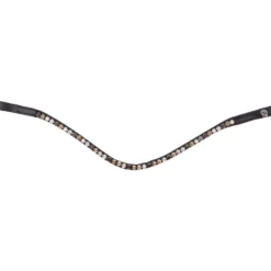 Waldhausen Frontriem X-Line Glam Zwart/Bruin/Goud/Beige/Zilver