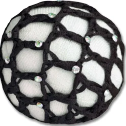Waldhausen Haarnetje met Glittersteentjes Zwart