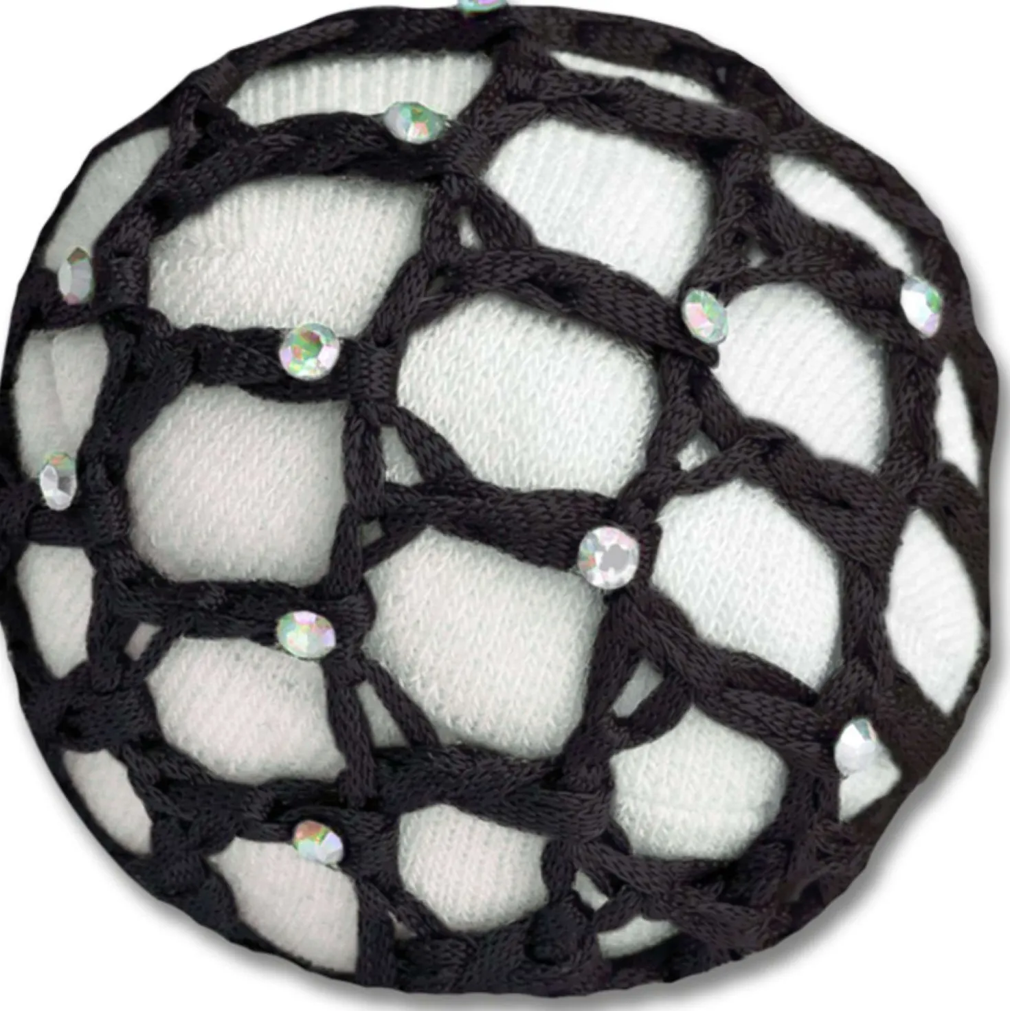 Waldhausen Haarnetje met Glittersteentjes Zwart