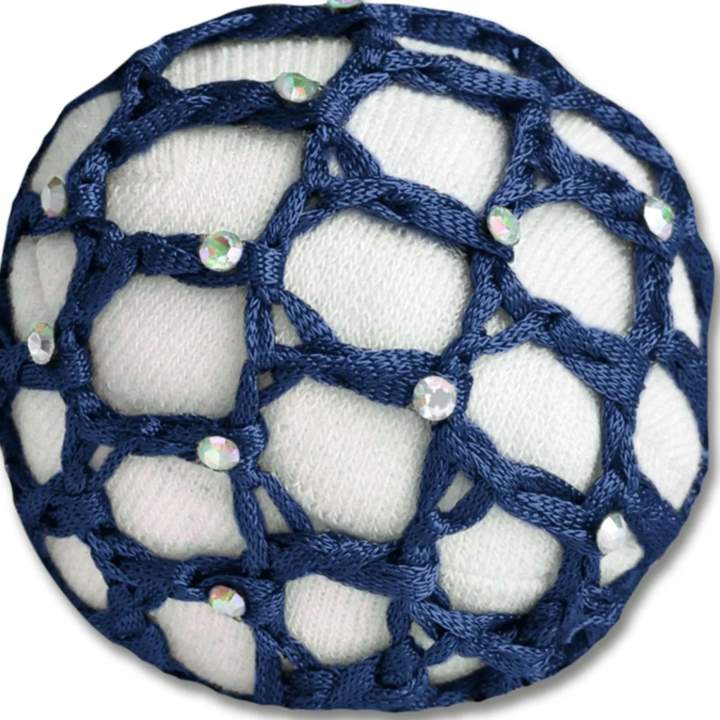 Waldhausen Haarnetje met Glittersteentjes Blauw