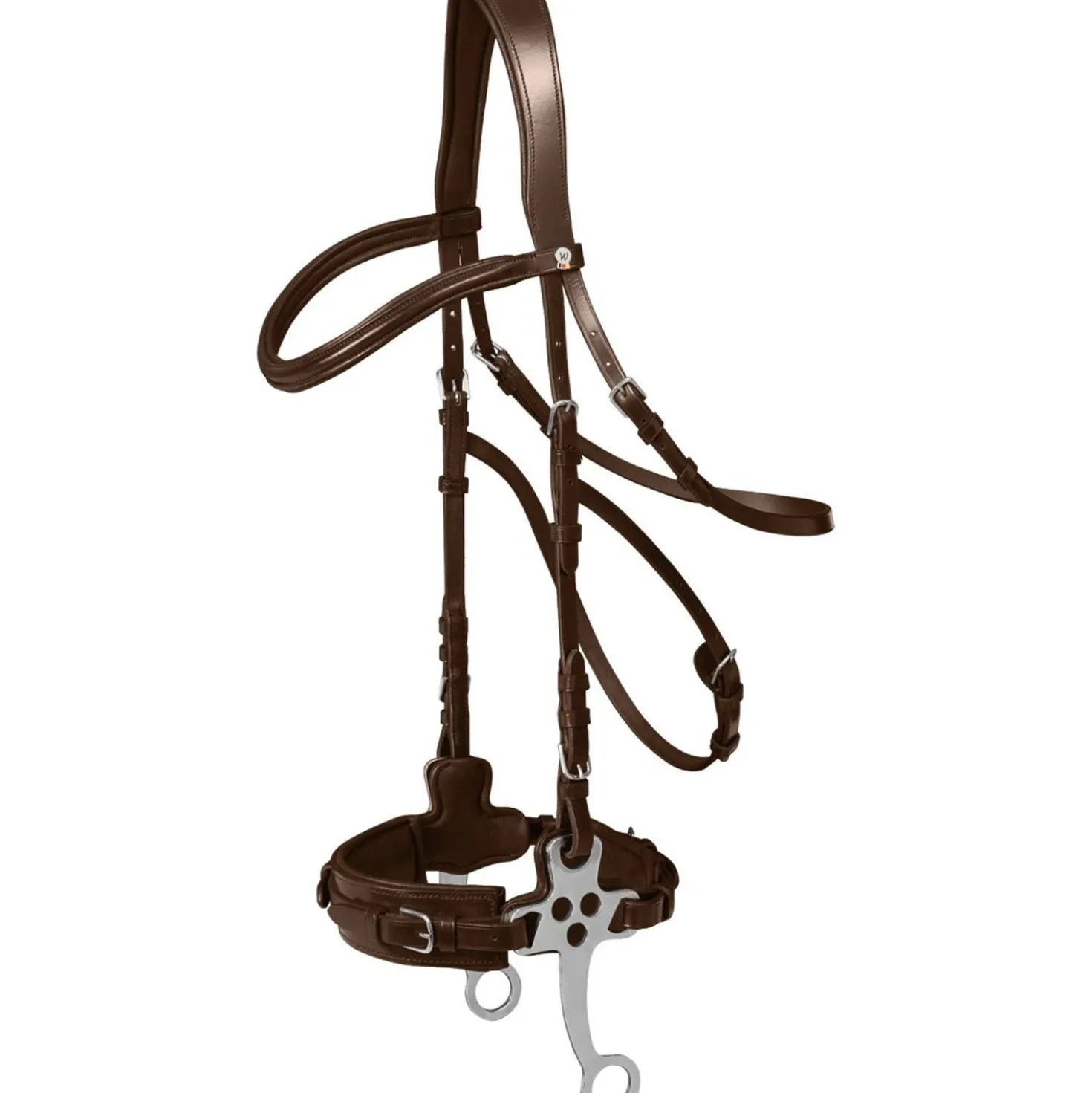 Waldhausen Hackamore Hoofdstel X-Line Bruin