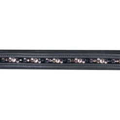 Waldhausen Halster Crystal Leer Zwart/Grijs