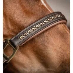 Waldhausen Halster Crystal Leer Bruin/Goud
