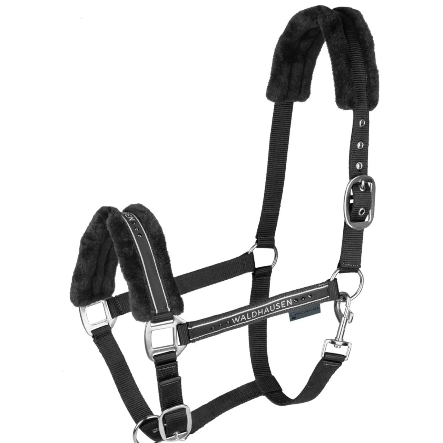 Waldhausen Halster Elegant Zwart/Zwart