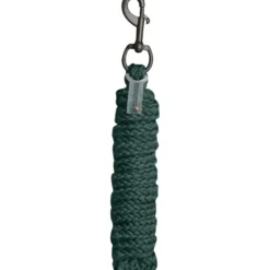 Waldhausen Halstertouw Gloomy met Musketonhaak Fir Green