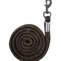 Waldhausen Halstertouw Plus met Musketonhaak Espresso