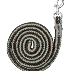 Waldhausen Halstertouw Plus met Musketonhaak Espresso/Sage