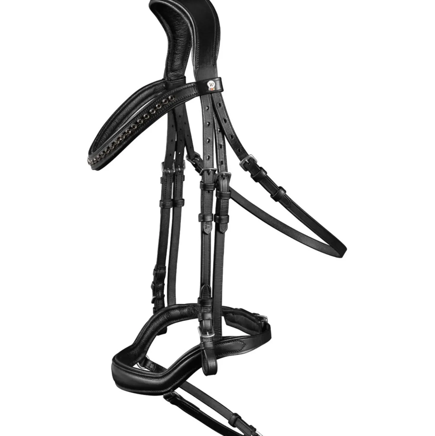 Waldhausen Hoofdstel X-Line New Shape II Zwart