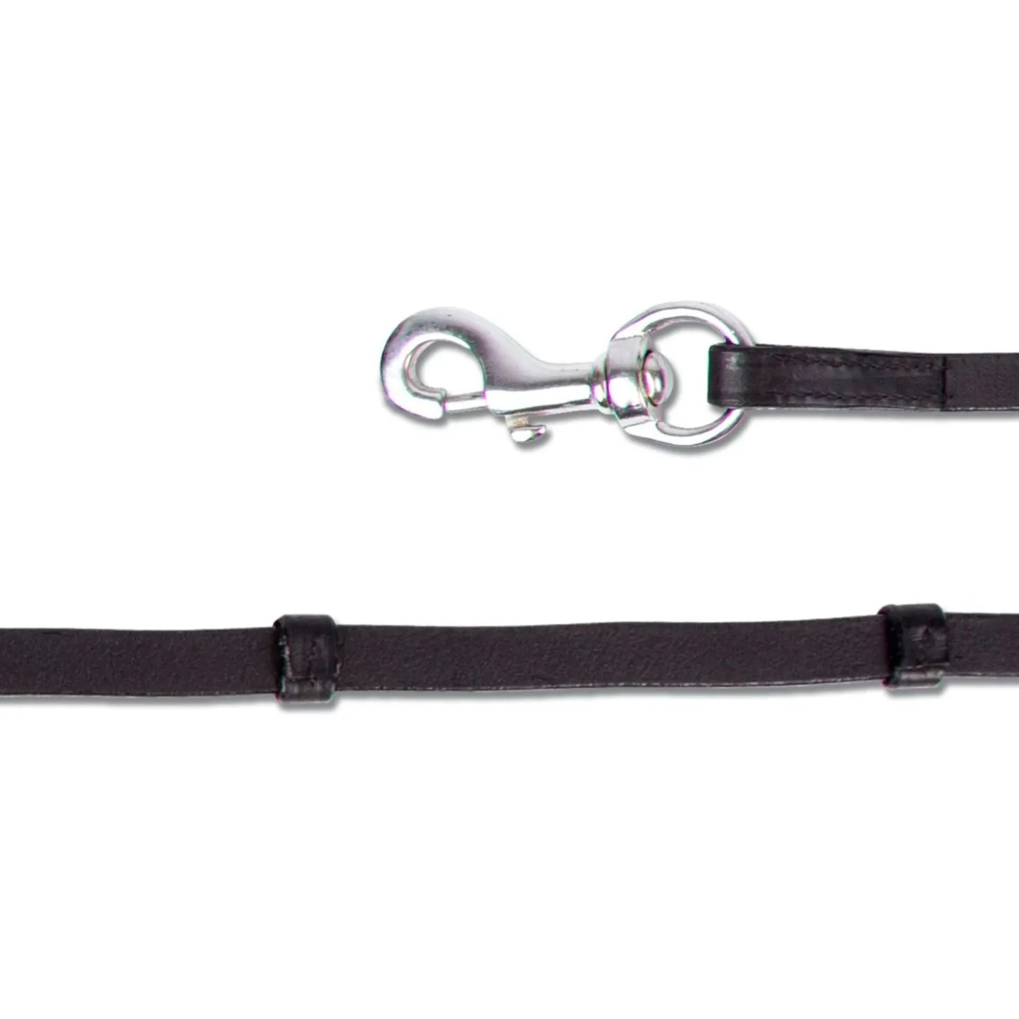 Waldhausen Ijslanderteugels Leder Zwart/Zilver