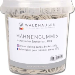 Waldhausen Manenelastiekjes in Emmer Wit
