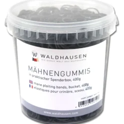 Waldhausen Manenelastiekjes in Emmer Zwart