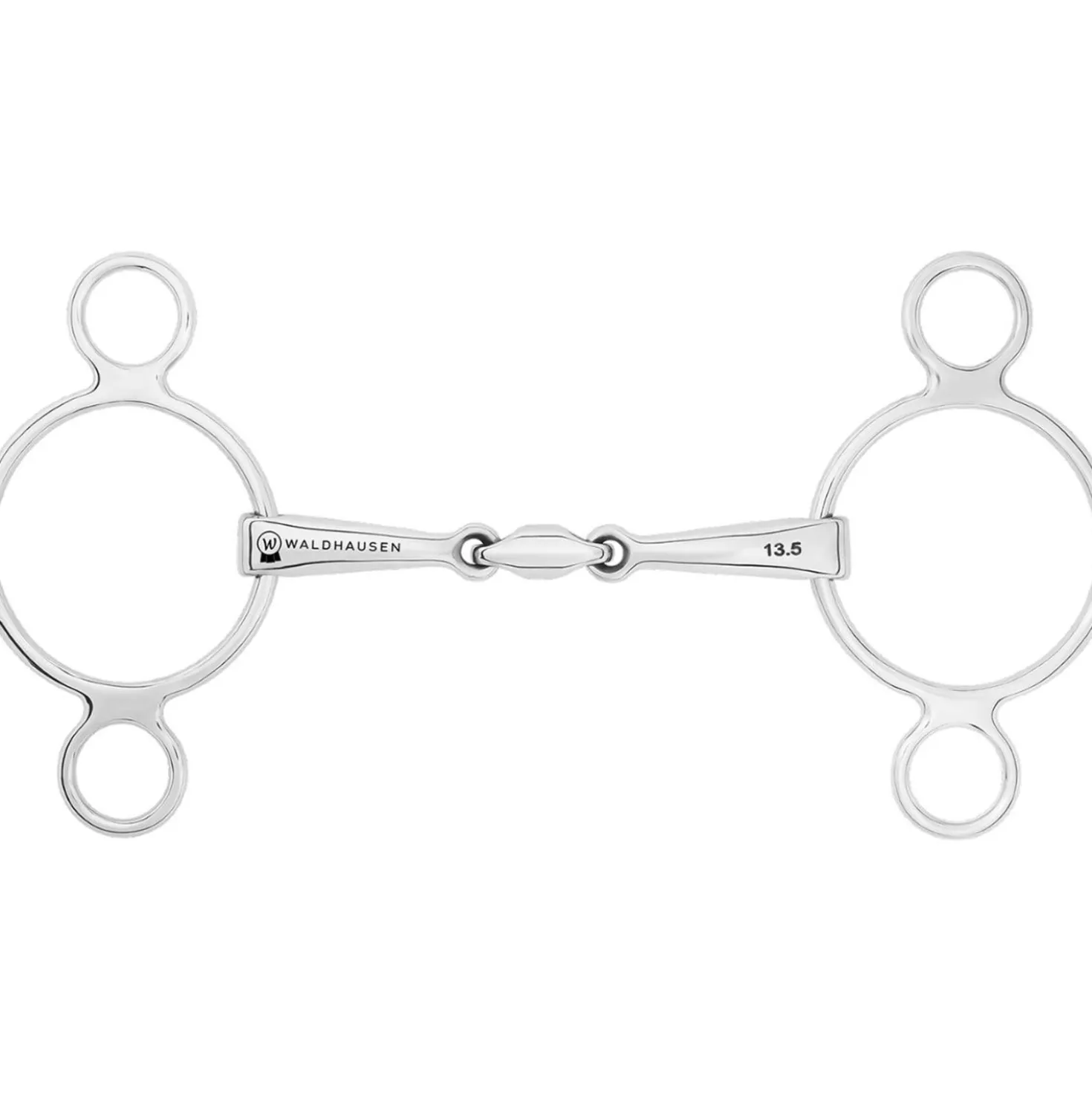 Waldhausen Pessoa Bit 14mm Dubbel Gebroken