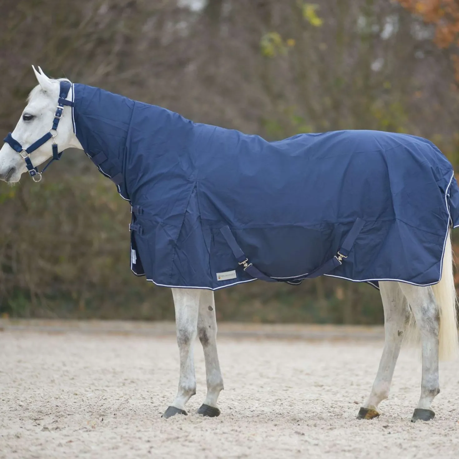Waldhausen Regendeken met Halsdeel 0g Nightblue