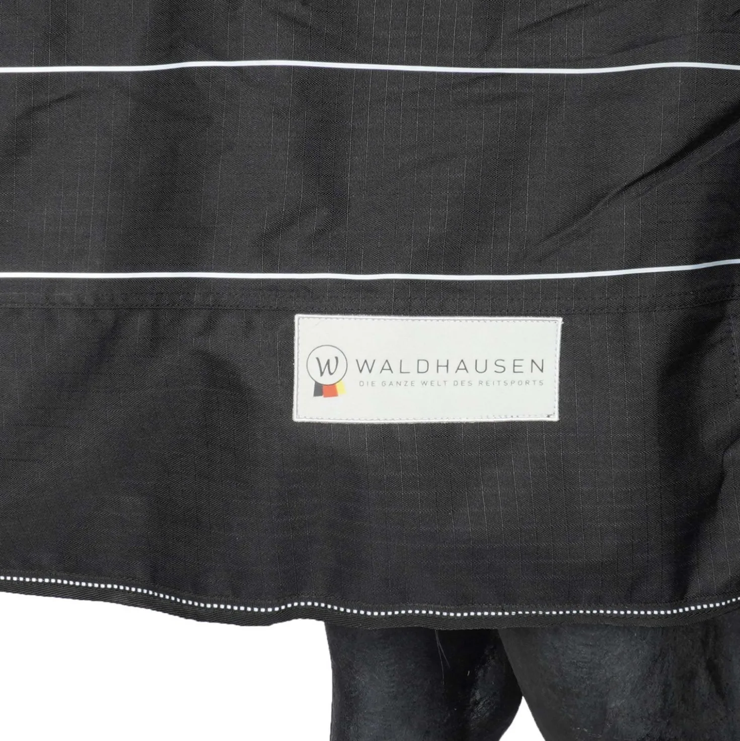 Waldhausen Stapmolendeken Reflex Zwart/Silver Grey